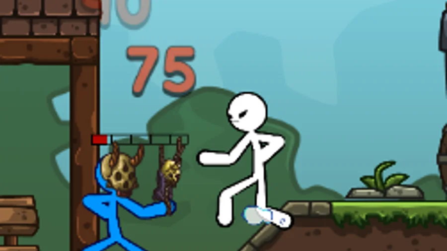 Stickman Rebirth online fighting game cover